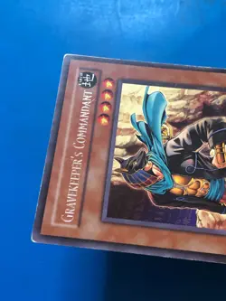 YUGIOH Rare Gravekeeper's Commandant FOTB-EN015 1st Edition PLAYED - Image 3