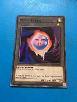 YUGIOH Super Rare Slime Token OP19-EN028 PLAYED - Image 1