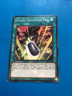 YUGIOH Secret Rare Double Evolution Pill BLLR-EN028 1st Edition - Image 1