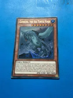 YUGIOH Ultra Rare Gameciel, The Sea Turtle Kaiju DUDE-EN037 1st Edition - Image 1