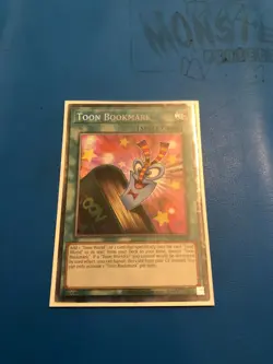 YUGIOH Collectors Rare Toon Bookmark TOCH-EN003 - Image 1