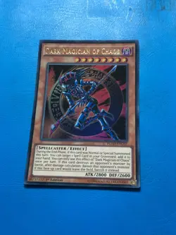 YUGIOH Ultra Rare Dark Magician Of Chaos YGLD-ENC02 1st Edition - Image 1