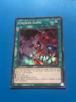 YUGIOH Super Rare Chicken Game OP26-EN010 - Image 1