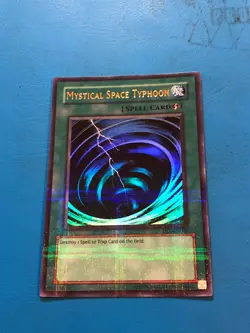 YUGIOH Hobby League Ultra Rare Mystical Space Typhoon HL2-EN002 - Image 1