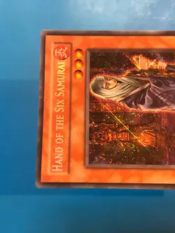 YUGIOH Secret Rare Hand Of The Six Samurai TDGS-EN085 PLAYED - Image 3