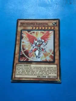 YUGIOH Super Rare Archlord Kristya CT08-EN010 - Image 1