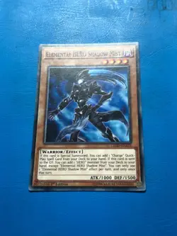 YUGIOH Common Elemental Hero Shadow Mist LEHD-ENA15 1st Edition - Image 1