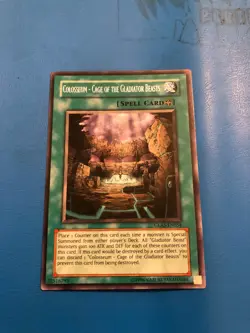 YUGIOH Rare Colosseum - Cage Of The Gladiator Beasts GLAS-EN054 - Image 1