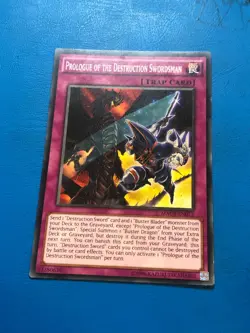 YUGIOH Common Prologue Of The Destruction Swordsman MACR-EN075 PLAYED - Image 1