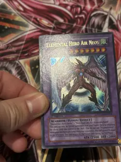 Elemental Hero Air Neos STON-EN034 1st Edition Ultra Rare - Image 2