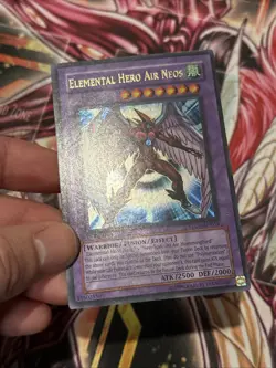 Elemental Hero Air Neos STON-EN034 1st Edition Ultra Rare - Image 5