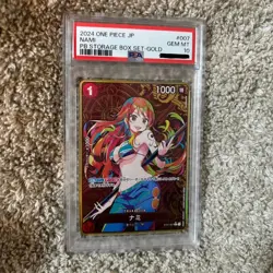 PSA 10 ONE PIECE Card nami ST01-007 THE BEST Storage Box Set Japanese 2024 Fs - Image 1