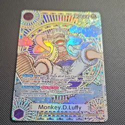 Gold Monkey D. Luffy One Piece Fist of Divine Speed OP05-119 (Avail till 4/6/26) - Image 2