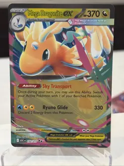 Pokemon Mega Dragonite EX Foil Holo 152/217 2016 English - NM Ascended Heroes - Image 1