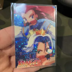 Pokemon Anime collection Pocket Monsters Vintage Vending Machine Holo sticker - Image 3