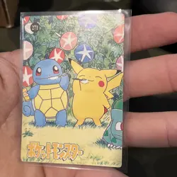 Pokemon Anime collection Pocket Monsters Vintage Vending Machine Holo sticker - Image 5