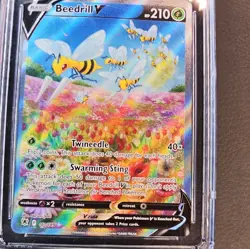 CGC 9 Mint Beedrill V 161/189 Astral Radiance Alternate Alt Art Pokemon subgrade - Image 3