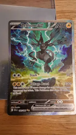 Zekrom EX #166/086 Pokemon SV Black Bolt Special Illustration Rare Holo TCG M/NM - Image 1