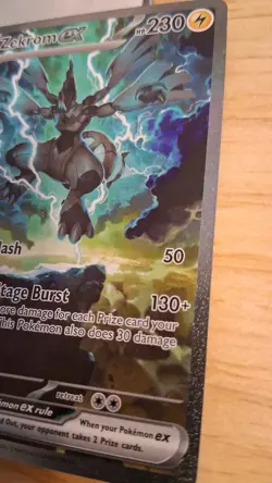 Zekrom EX #166/086 Pokemon SV Black Bolt Special Illustration Rare Holo TCG M/NM - Image 4