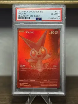 PSA 10 Victini BWR Black Bolt #171/086 Pokemon English - Image 1
