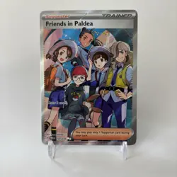 Friends In Paldea 137/131 Prismatic Evolutions Full Art Trainer Pokemon TCG NM+ - Image 1