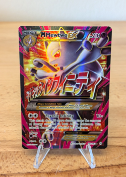 2015 Mega Mewtwo EX Full Art Rare XY Breakthrough Textured 160/162 Near Mint - Image 1