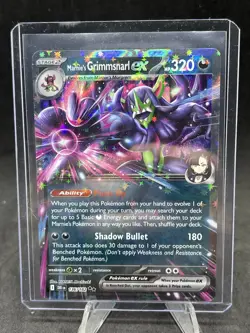 Pokemon TCG Destined Rivals Marnie's Grimmsnarl EX 136/182 - Image 1