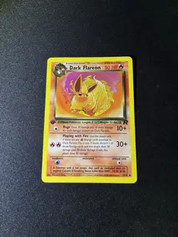 Dark Flareon 1st Edition 35/82 Uncommon Team Rocket Pokemon - Image 1