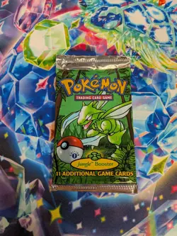 Pokemon Jungle Booster Pack Scyther Artwork 1st Edition LIGHT 20.71g WOTC Sealed 742818061384 - Image 2