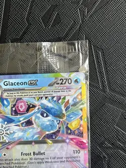 Pokemon TCG *SEALED* Glaceon 26/131 2025 Stamped Holiday Calendar Promo - NM - Image 5