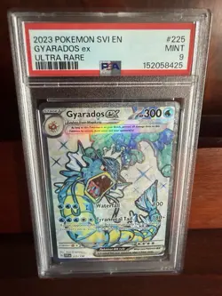 2023 POKEMON SVI EN #225/198 GYARADOS EX ULTRA RARE PSA 9 - Image 1