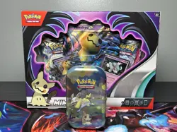 Pokemon Mimikyu ex Box SWSH Booster Packs x4 Fusion Strike Mini Tin HOT BUNDLE💎 - Image 1