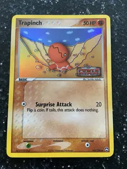 Pokemon TCG Trapinch 68/108 - HOLO STAMPED EX Power Keepers 2007 - Image 1