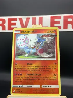 Pokemon SM Unbroken Bonds #32/214 Blacephalon Black Star Rare Reverse Holo - HP - Image 2