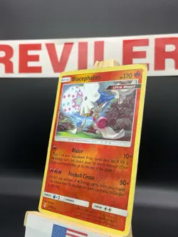 Pokemon SM Unbroken Bonds #32/214 Blacephalon Black Star Rare Reverse Holo - HP - Image 3