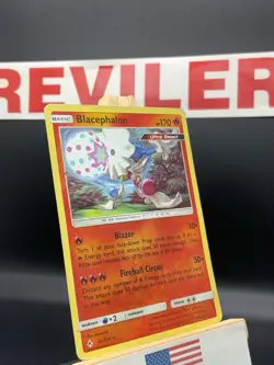 Pokemon SM Unbroken Bonds #32/214 Blacephalon Black Star Rare Reverse Holo - HP - Image 4