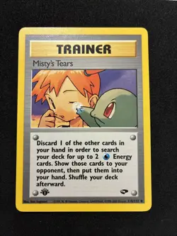 MISTY’S TEARS - 1st Edition Gym Challenge - 118/132 - Uncommon - Pokemon - NM - Image 1