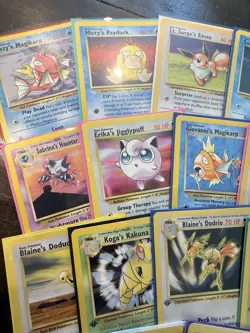 Pokemon TCG Vintage Lot - GYM HEROES - Some 1st ED. - Image 2