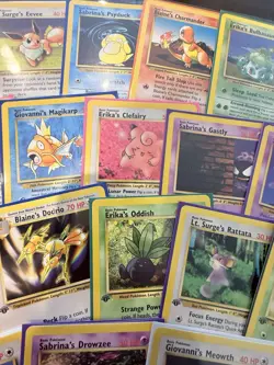 Pokemon TCG Vintage Lot - GYM HEROES - Some 1st ED. - Image 3