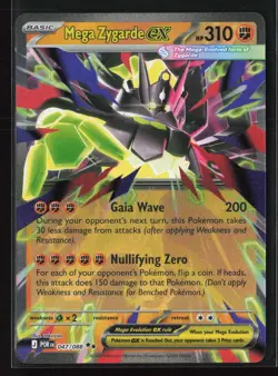 MEGA ZYGARDE EX 047/088 Double Rare Perfect Order Pokemon NM - Image 1