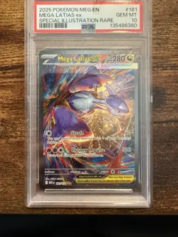 2025 POKEMON MEG EN MEGA LATIAS ex SPECIAL ILLUSTRATION RARE - Image 1