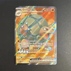 Pokemon TCG Golem ex Sv: Scarlet & Violet 151 Ultra Rare Holo 189/165 330 HP - Image 1