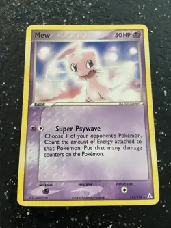Pokemon TCG Mew - (Non-Holo DVD Promo) 111/110 - Image 1