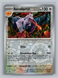 Pokemon TCG #142/165 Aerodactyl SV: Scarlet & Violet 151 Reverse Holo Near Mint - Image 1