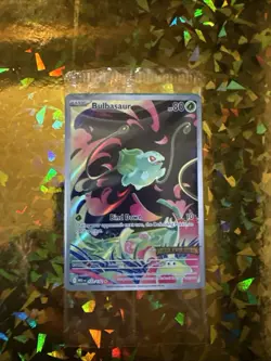Pokemon SEALED Bulbasaur Mega Evolution Stamped 133/132 Full Art Holo - Image 4