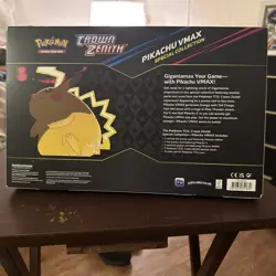 Pokemon TCG Crown Zenith Pikachu VMAX Factory Sealed Special Collection Box NEW - Image 2