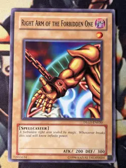 Yugioh: Right Arm Of The Forbidden One - DLG1-EN020 - Common - Unlimited - MP - Image 1