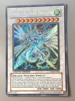 yugioh Majestic Star Dragon CT06-EN003 Secret Limited Ed near mint - Image 3