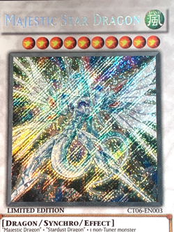 yugioh Majestic Star Dragon CT06-EN003 Secret Limited Ed near mint - Image 4