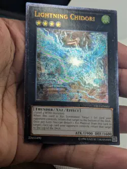 Lightning Chidori CBLZ-EN052 Ultimate Rare LP - Image 2